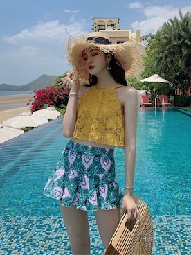 TeddyShopさん（レディース・158cm）の夏コーディネート