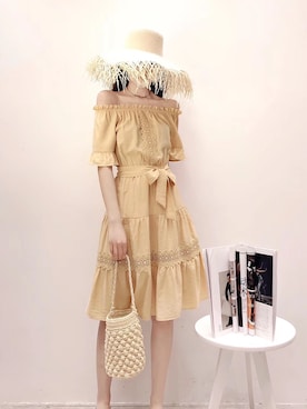 「オルチャンファッション」｜「アイテム（ワンピース/ドレス）」を使った、TeddyShopさん（レディース・158cm）の秋コーディネート