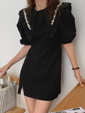 「ミニワンピ」｜TeddyShopさん（レディース・158cm）の夏コーディネート