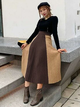 TeddyShopさん（レディース・158cm）の秋コーディネート