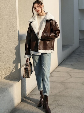 TeddyShopさん（レディース・158cm）の秋コーディネート