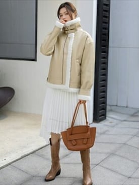 TeddyShopさん（レディース・158cm）の冬コーディネート