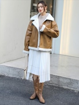 TeddyShopさん（レディース・158cm）の冬コーディネート