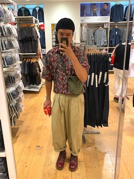 「CS WORKWEARのアイテム」を使った、jeffhungさん（メンズ・180cm）の夏コーディネート