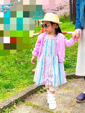 ゆずりつみなさん（キッズ・90cm）の春コーディネート