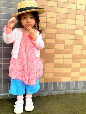 ゆずりつみなさん（キッズ・90cm）の春コーディネート