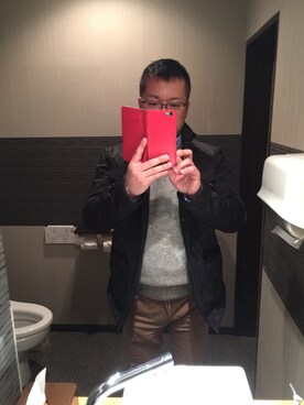 「TAKEO KIKUCHI（タケオキクチ）のアイテム（その他アウター）」を使った、マコちんさん（メンズ・170cm）の春コーディネート