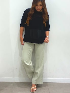 「アイテム（サンダル）」を使った、mumayaさん（レディース・156cm・20代）の春コーディネート