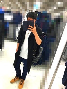 「H&M DIVIDED（エイチアンドエム　ディヴァイデッド）のアイテム（ジャケット/アウター）」を使った、BUSONさん（メンズ・177cm）の春コーディネート