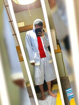 「アイテム（その他アウター、シルバー系）」を使った、BUSONさん（メンズ・177cm）の春コーディネート