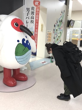 「DHOLIC（ディーホリック）のアイテム（その他アウター）」を使った、m i k iさん（レディース・153cm）の冬コーディネート