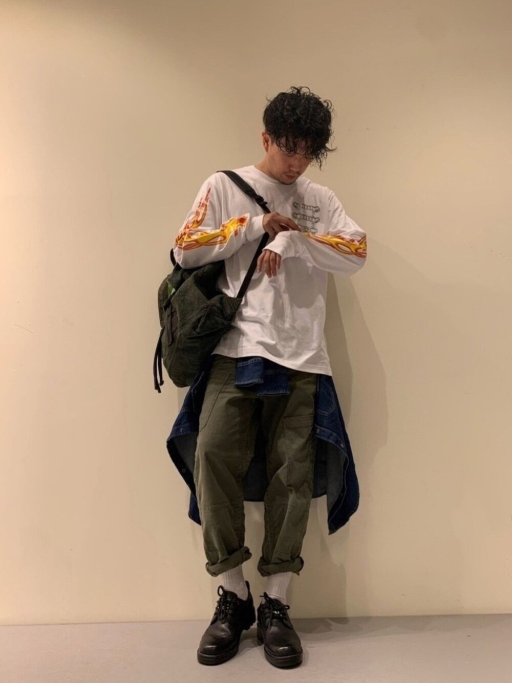 DIESEL ディーゼル GR8 CALI YUTA HOSOKAWA ロンT DIESEL（ディーゼル）の「メンズ Tシャツ ロンT CALI × YUTA