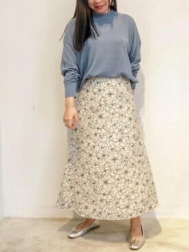 「FONCE（フォンセ）のアイテム」を使った、AYAさん（レディース・157cm）の春コーディネート