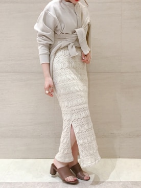 莉子 Rikoさん（レディース・158cm）の春コーディネート