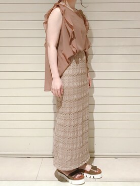 莉子 Rikoさん（レディース・158cm）の春コーディネート