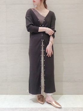 莉子 Rikoさん（レディース・158cm）の春コーディネート