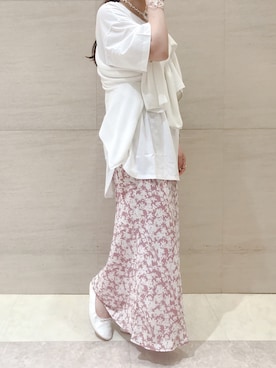 莉子 Rikoさん（レディース・158cm）の春コーディネート