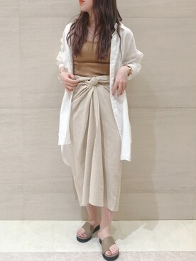 莉子 Rikoさん（レディース・158cm）の春コーディネート