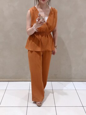 莉子 Rikoさん（レディース・158cm）の夏コーディネート