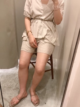 莉子 Rikoさん（レディース・157cm）の夏コーディネート