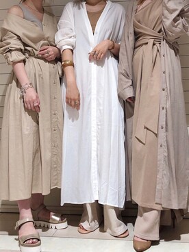 莉子 Rikoさん(レディース・157cm)の夏コーディネート