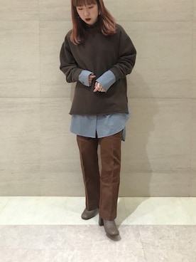 莉子 Rikoさん（レディース・158cm）の秋コーディネート