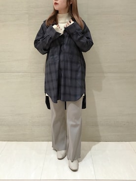 莉子 Rikoさん（レディース・158cm）の秋コーディネート