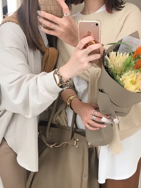 莉子 Rikoさん（レディース・158cm）の秋コーディネート