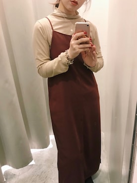 インナー長袖セットワンピースを使った人気ファッションコーディネート Wear