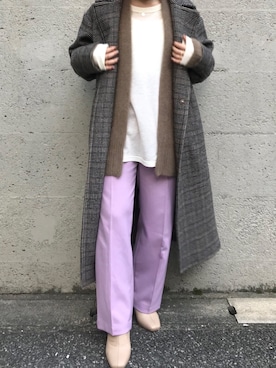 莉子 Rikoさん（レディース・158cm）の秋コーディネート