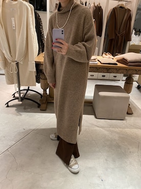 「LIFE's（ライフズ）のアイテム」を使った、莉子 Rikoさん（レディース・158cm）の冬コーディネート