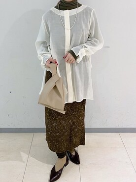 「LIFE's（ライフズ）のアイテム」を使った、莉子 Rikoさん（レディース・158cm）の冬コーディネート