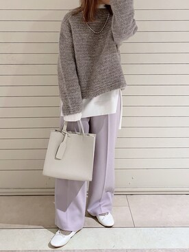 莉子 Rikoさん（レディース・158cm）の冬コーディネート