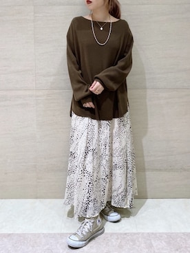 莉子 Rikoさん（レディース・158cm）の冬コーディネート