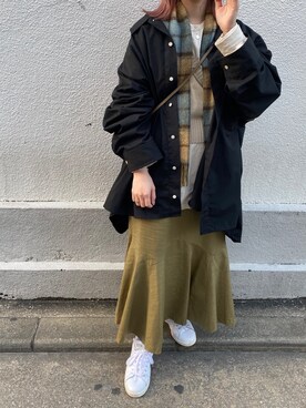 「LIFE's（ライフズ）のアイテム」を使った、莉子 Rikoさん（レディース・158cm）の冬コーディネート