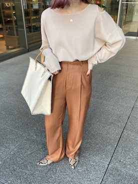 莉子 Rikoさん（レディース・158cm）の春コーディネート