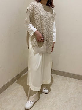 莉子 Rikoさん（レディース・158cm）の春コーディネート
