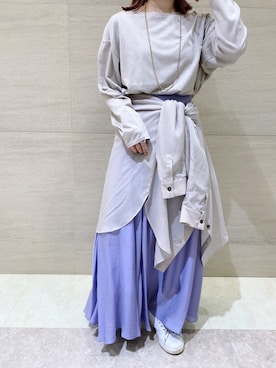 莉子 Rikoさん（レディース・158cm）の春コーディネート