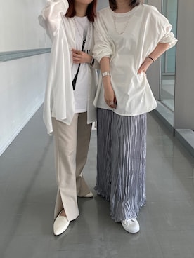 「BLACK SCORE（ブラックスコア）のアイテム」を使った、莉子 Rikoさん（レディース・158cm）の春コーディネート