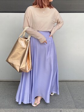 莉子 Rikoさん（レディース・158cm）の春コーディネート