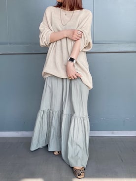 莉子 Rikoさん（レディース・158cm）の春コーディネート