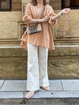 莉子 Rikoさん（レディース・158cm）の春コーディネート