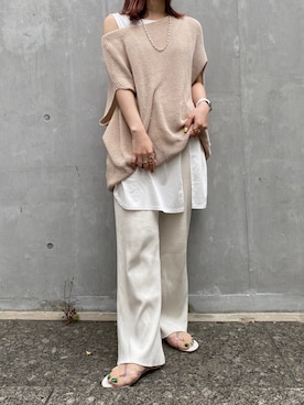 莉子 Rikoさん（レディース・158cm）の夏コーディネート