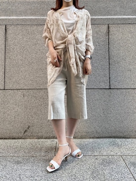 莉子 Rikoさん（レディース・158cm）の夏コーディネート