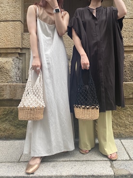 莉子 Rikoさん(レディース・158cm)の夏コーディネート