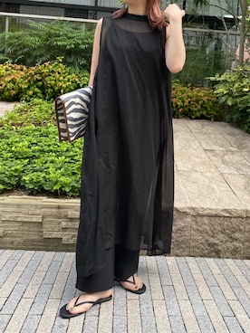 莉子 Rikoさん（レディース・158cm）の夏コーディネート