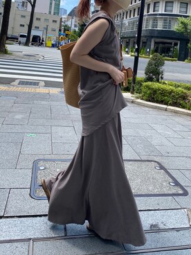 莉子 Rikoさん(レディース・158cm)の夏コーディネート