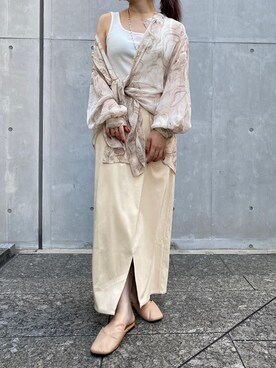 莉子 Rikoさん（レディース・158cm）の夏コーディネート