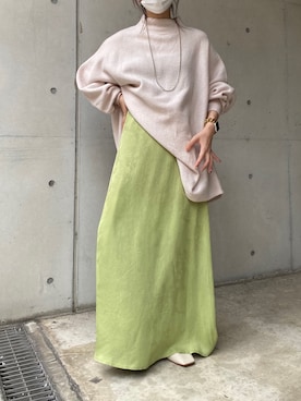 「ラブアンドピース2020」｜「アイテム（バレエシューズ）」を使った、莉子 Rikoさん（レディース・158cm）の秋コーディネート