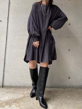 莉子 Rikoさん（レディース・158cm）の秋コーディネート